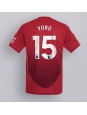 Manchester United Leny Yoro #15 Domácí Dres 2024-25 Krátký Rukáv